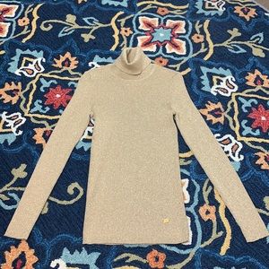 Never Worn Ralph Lauren Gold Turtleneck Sweater - Size S